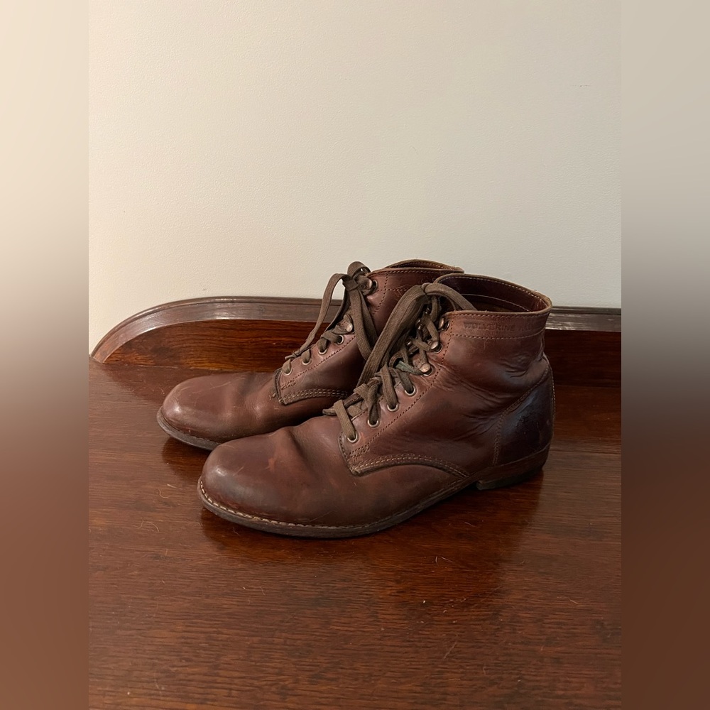 WOLVERINE Men's 1000 Mile Boot, Brown Leather, Size 9D US